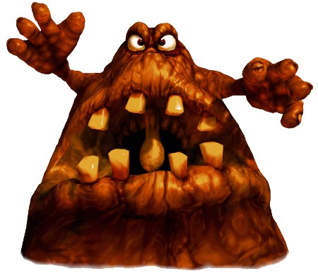 The Great Mighty Poo from Conker's Bad Fur Day. One of the weirdest bosses ever? Source: Conker Fandom Wiki