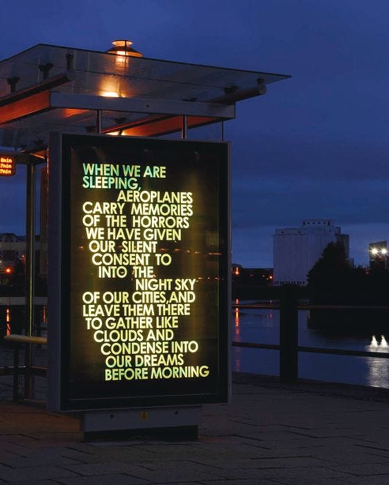 Poems on Billboards by Robert Montgomery (20 pics)